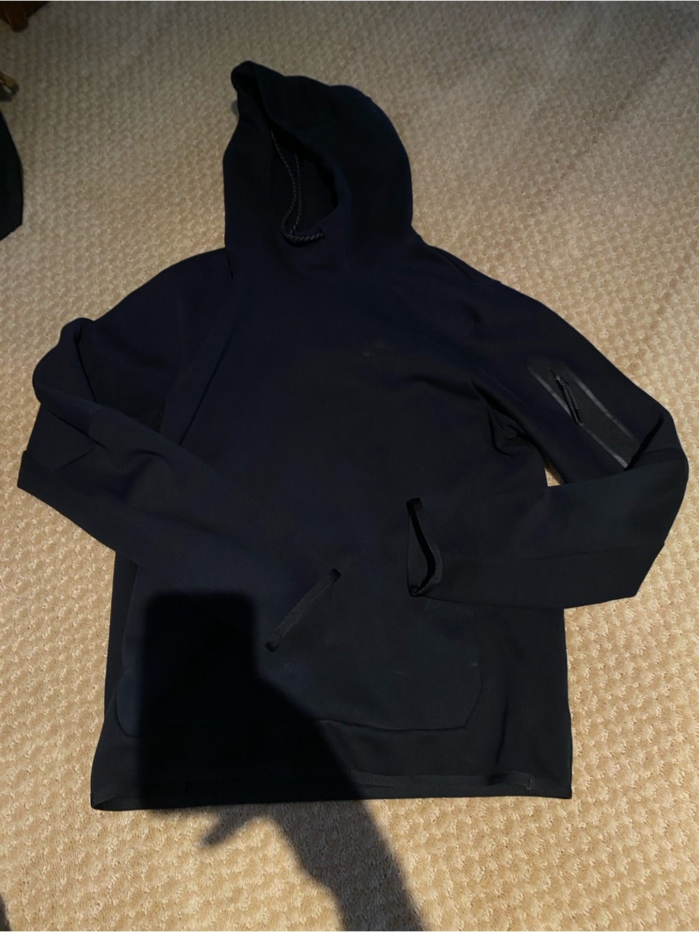 Nike nsw tech pullover hoodie black small
